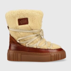 Gant cizme de iarna Snowmont culoarea maro